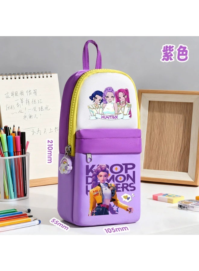 general K-POP: Multi-layered pencil case, large-capacity, cute pencil box for primary school students - Image 1